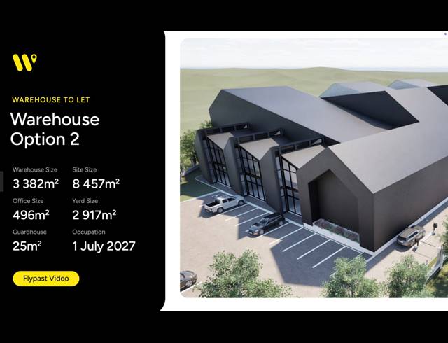 7,900M² WAREHOUSE TO LET IN KLAPMUTS